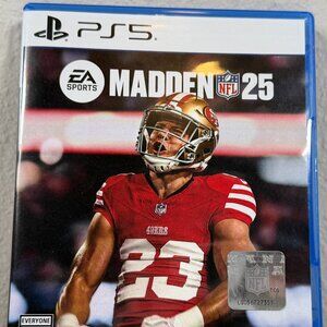 Madden NFL 25 – Sony PlayStation 5 (PS5, 2024) – Complete with Case & Insert